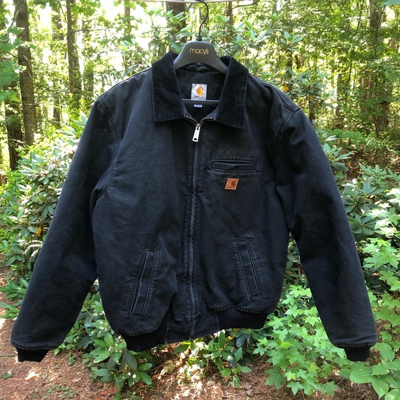 Carhartt Jacket Coat Detroit Black Large - Picture 1 of 3